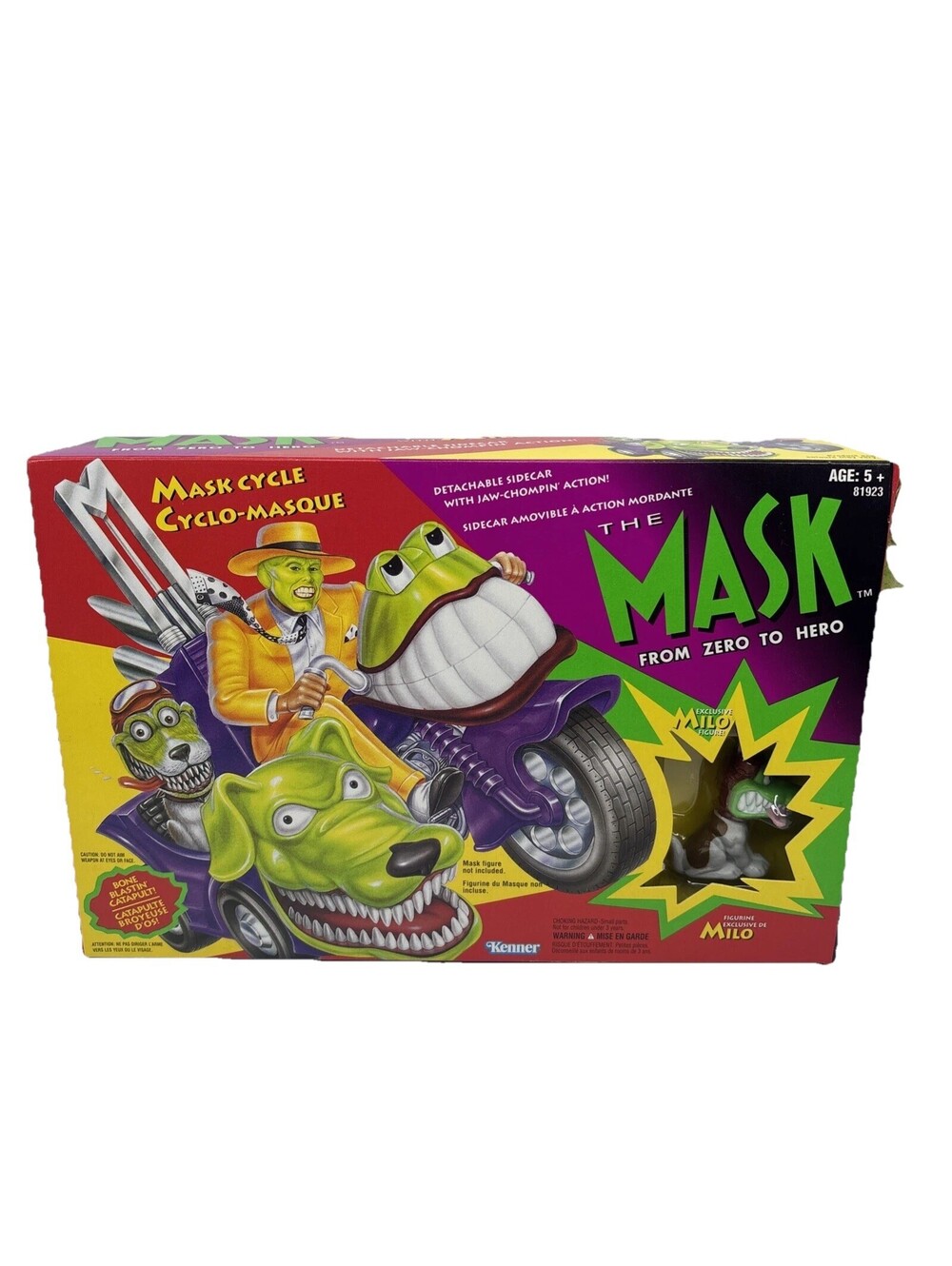 Mask Cycle Zero to Hero Exclusive Milo Figure 1995 Kenner NIB